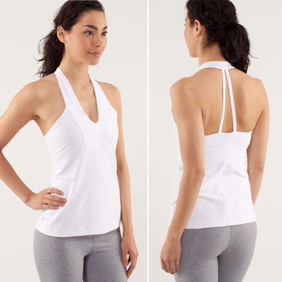 lululemon athletica Tops - EUC | RARE Lululemon Open Soul Tank | In White | Size US 12